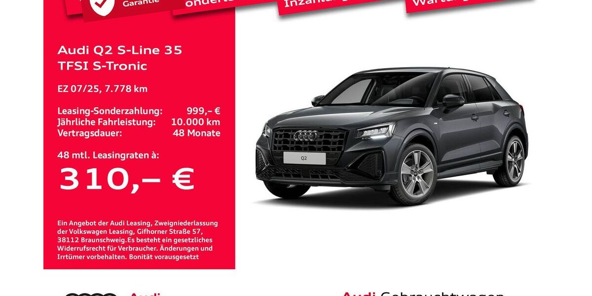 Audi Q2 7.778 km 34.847 &euro; Bremen 28207