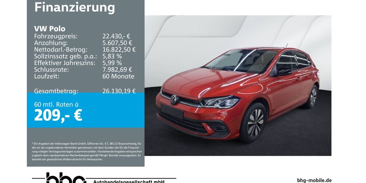 VW Polo 25.784 km 22.430 &euro; Durmersheim 76448