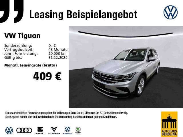 VW Tiguan 29.101 km 35.888 € Berlin 12105