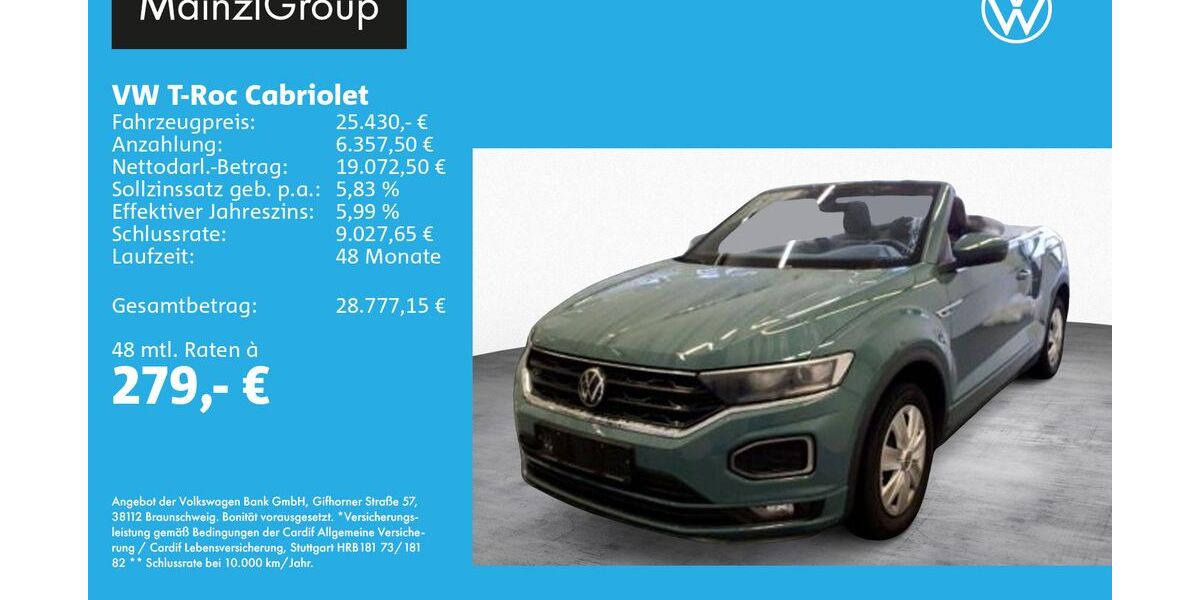 VW T-Roc 14.200 km 25.430 &euro; Feldkirchen/Westerham 83620