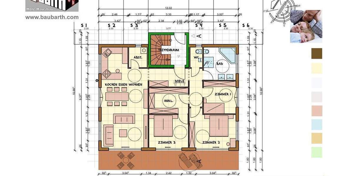 Etagenwohnung Überlingen Nußdorf - 5 Zimmer, 115 m&sup2;, 698.000&euro; | Angebot:25668727