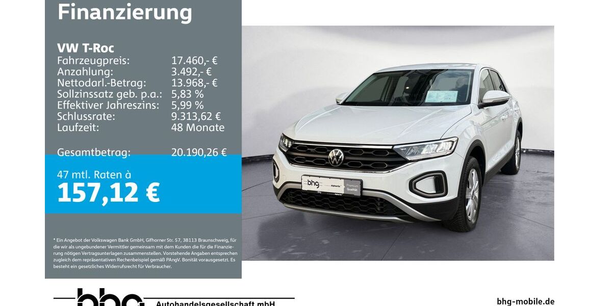 VW T-Roc 40.356 km 17.460 &euro; Metzingen 72555
