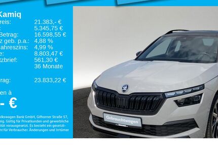 Skoda Kamiq 74.923 km 21.383 € Dachau 85221