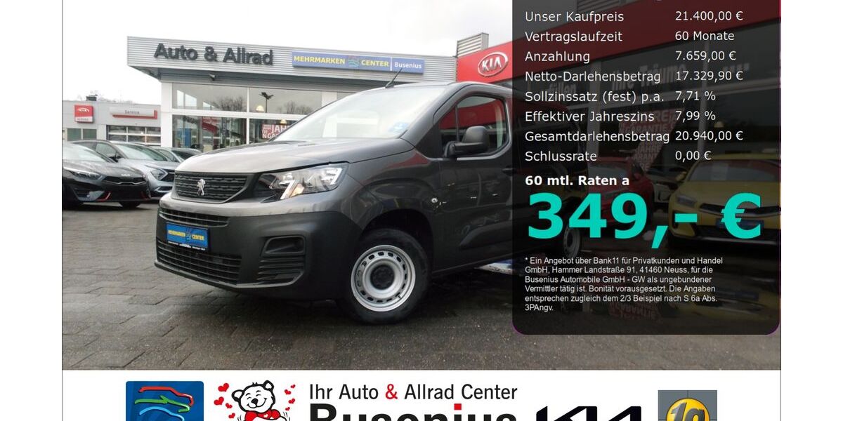 Peugeot Partner 55.000 km 21.400 &euro; Meinerzhagen 58540