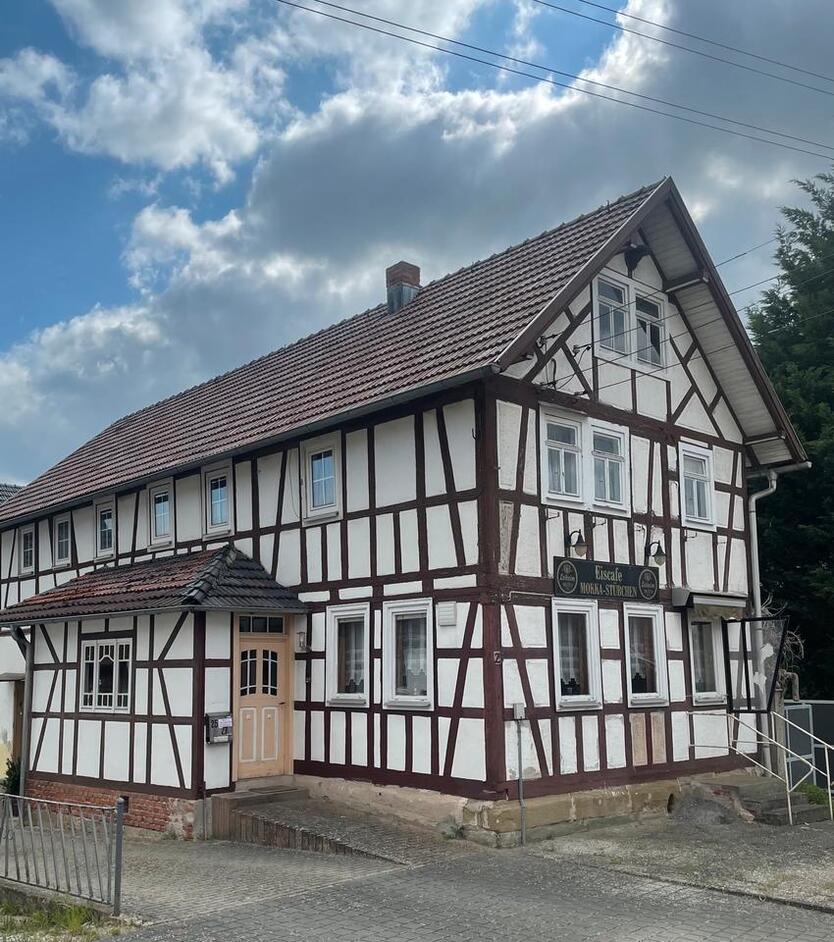 Fachwerkhaus im Ortskern von Streufdorf zimmer