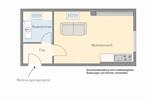 Etagenwohnung Gronau (Leine) - 1 Zimmer, 21 m&sup2;, 330&euro; | Angebot:25475536