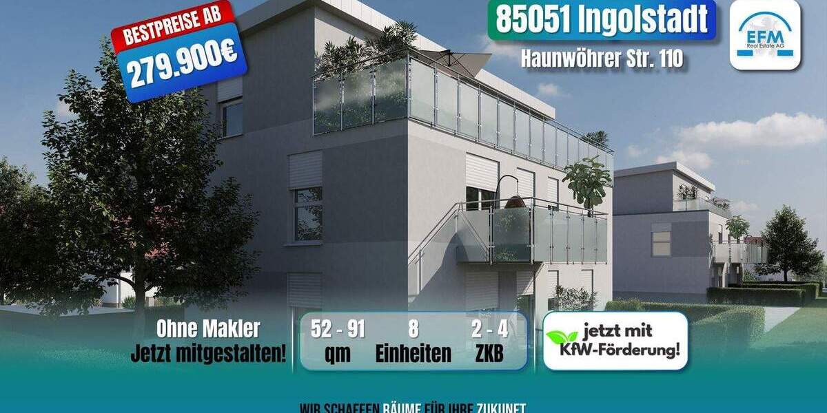 Etagenwohnung Ingolstadt Münchener Straße - 4 Zimmer, 499.900&euro; | Angebot:25289344