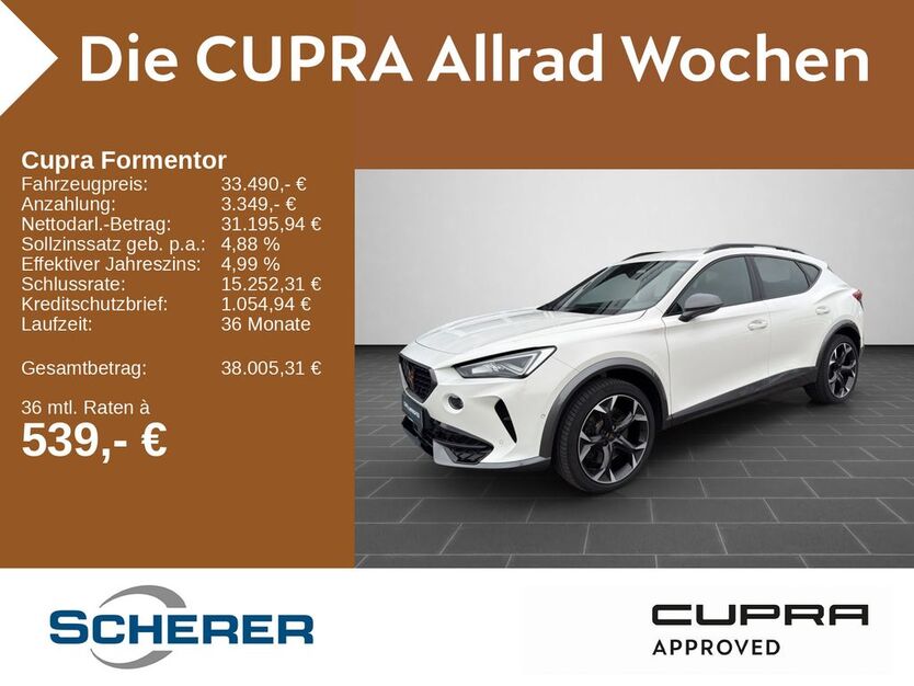 Cupra Formentor 20.694 km 32.900 € Simmern 55469
