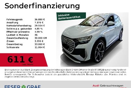 Audi Q4 e-tron 57.980 km 36.880 &euro; Nürnberg 90441