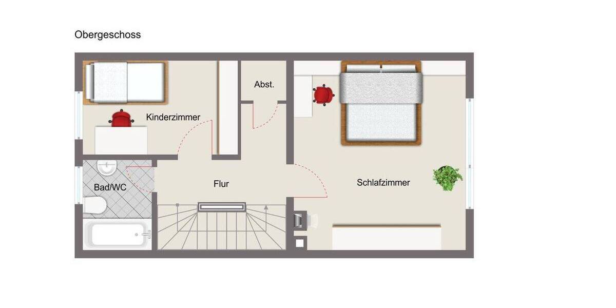 Reihenmittelhaus Schwandorf - 5 Zimmer, 95 m&sup2;, 165.000&euro; | Angebot:26358779