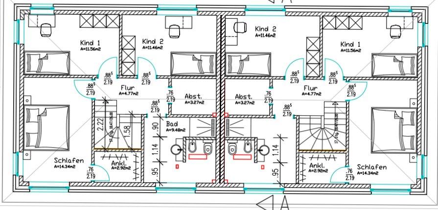Doppelhaushälfte Schenefeld - 4 Zimmer, 120 m&sup2;, 1.320&euro; | Angebot:26041604