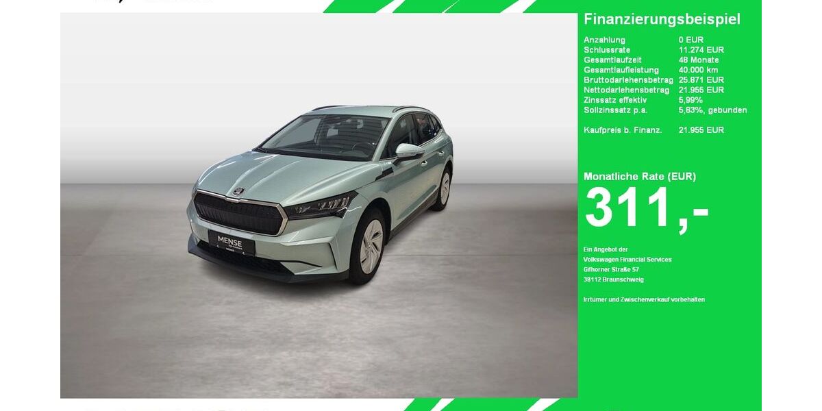 Skoda Enyaq 16.825 km 21.955 &euro; Oelde (Stromberg) 59302