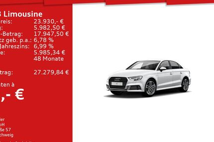 Audi A3 47.650 km 22.950 € Mosbach 74821