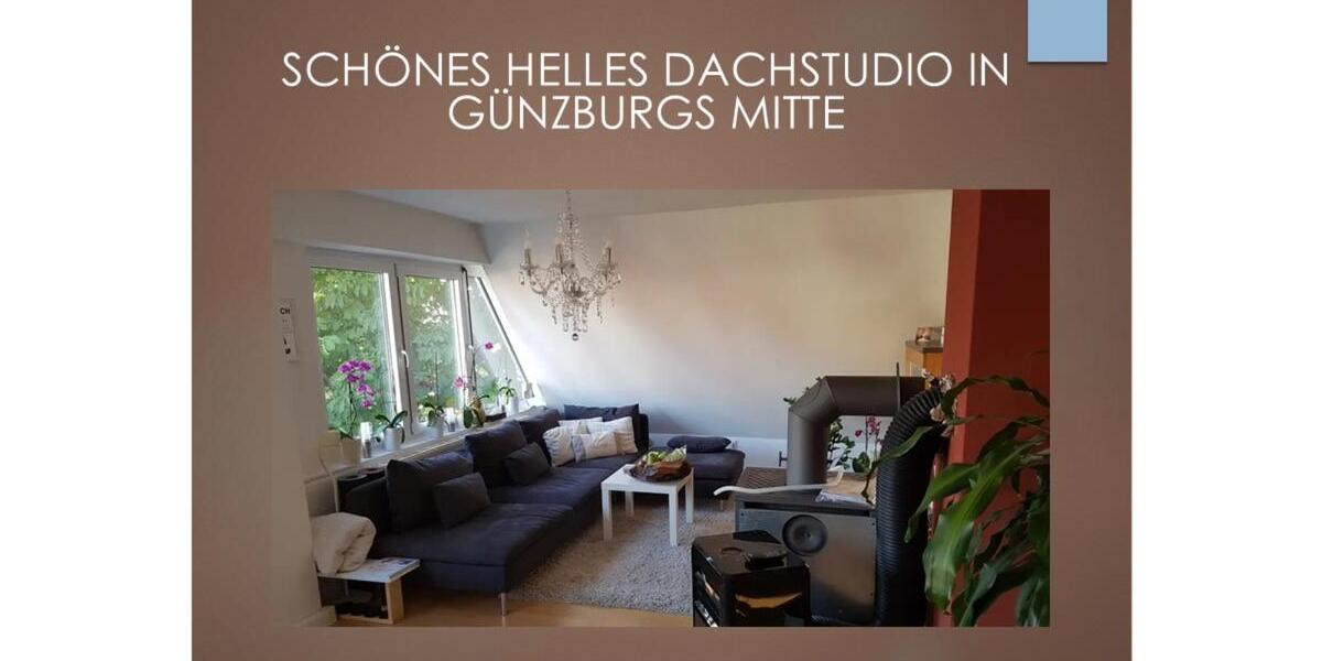 Dachgeschoßwohnung Günzburg - 3 Zimmer, 115 m&sup2;, 1.150&euro; | Angebot:25570696