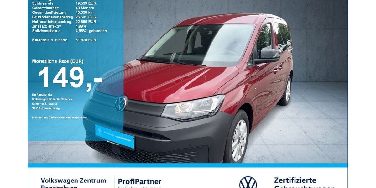 VW Caddy 1.300 km 29.470 &euro; Regensburg 93053
