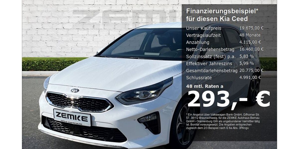 Kia ceed / Ceed 25.297 km 19.675 &euro; Oranienburg 16515