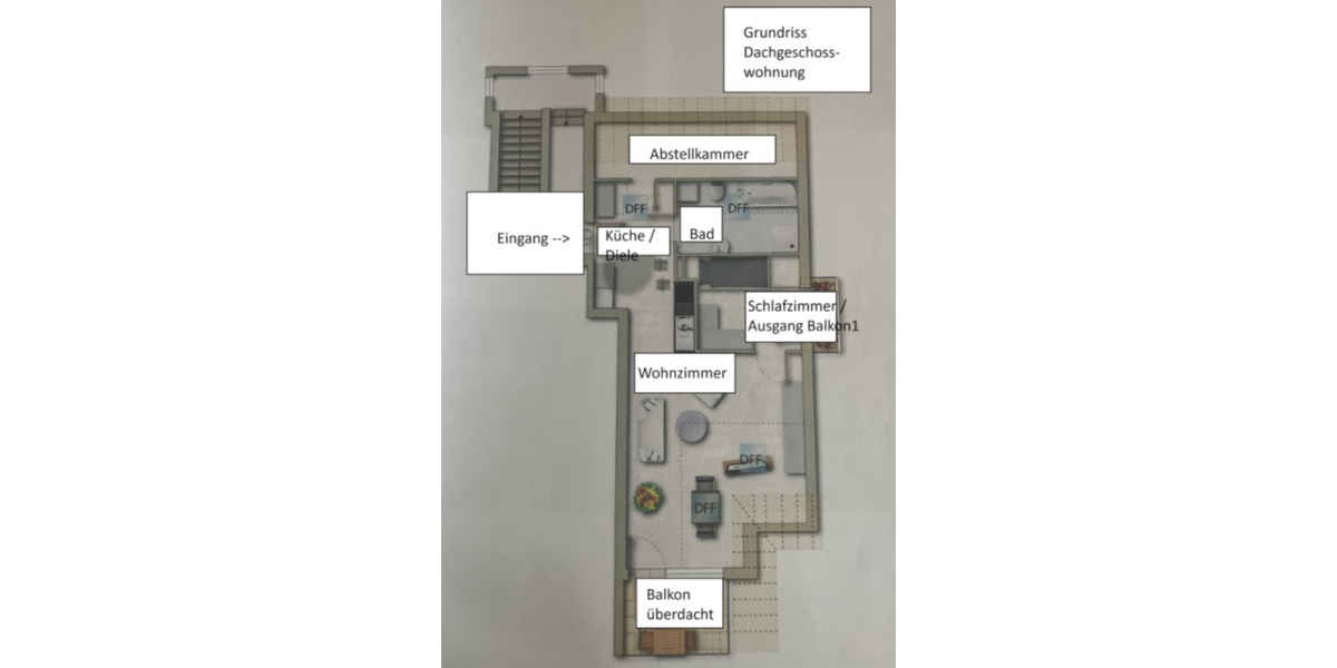 Etagenwohnung Peißenberg - 2 Zimmer, 55 m&sup2;, 245.000&euro; | Angebot:20704887