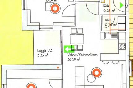 Wohnung Bad Lippspringe - 3 Zimmer, 86 m&sup2;, 953&euro; | Angebot:26355553