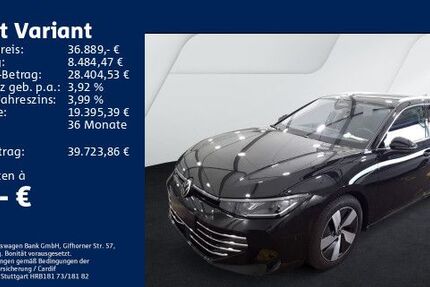 VW Passat Variant 19.000 km 36.889 € Bischofsheim 65474