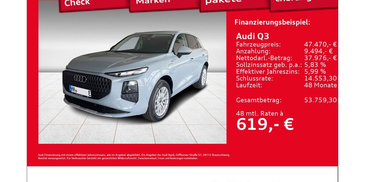 Audi Q3 1.890 km 47.470 &euro; Hamburg 22419