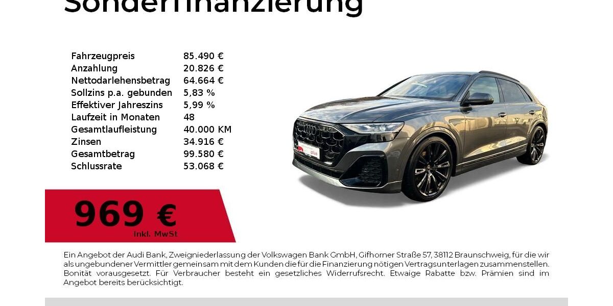 Audi Q8 20.607 km 81.290 &euro; Dessau-Roßlau 06844
