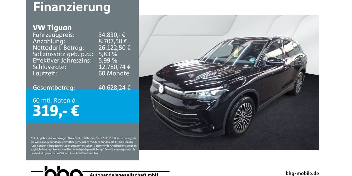 VW Tiguan 16.576 km 34.830 &euro; Balingen 72336