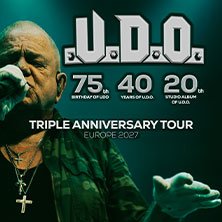 U.D.O. - Triple Anniversary Tour 2027 16.01.2027 Musikhalle Markneukirchen