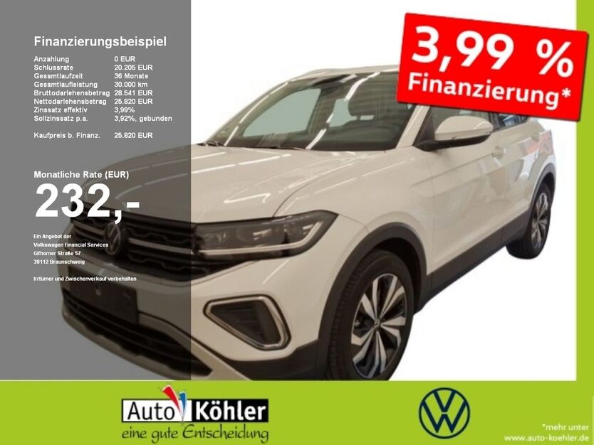 VW T-Cross 9.500 km 25.820 € Mainburg 84048