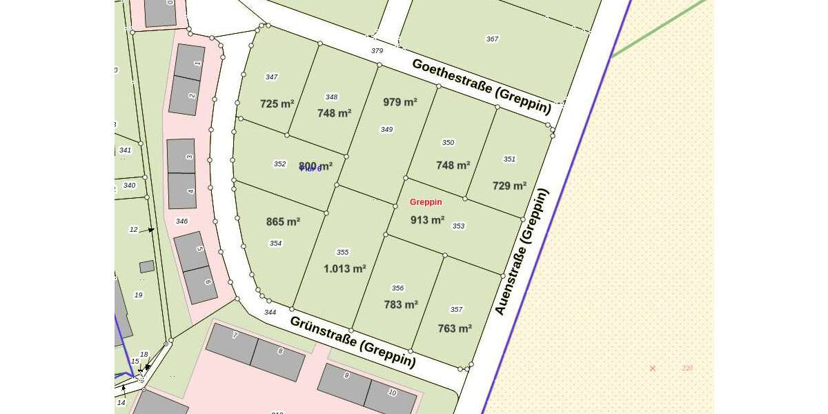 Grundstück zu verkaufen in Greppin 71.060 € 748 m² zimmer