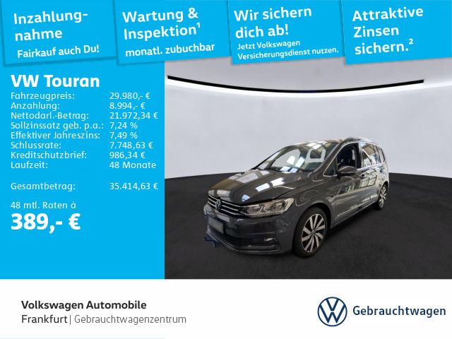 VW Touran 72.886 km 29.980 &euro; Frankfurt 60326