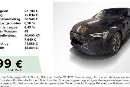 Audi Q8 e-tron 27.300 km 52.780 &euro; Höchstadt an der Aisch 91315