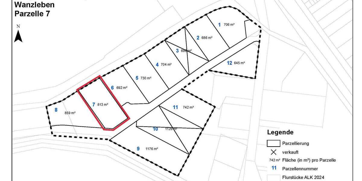 Grundstück zu verkaufen in Wanzleben-Börde 130.080 € 813 m² zimmer