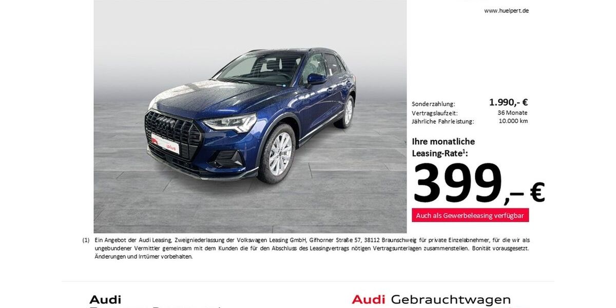 Audi Q3 7.427 km 37.998 &euro; Dortmund 44143