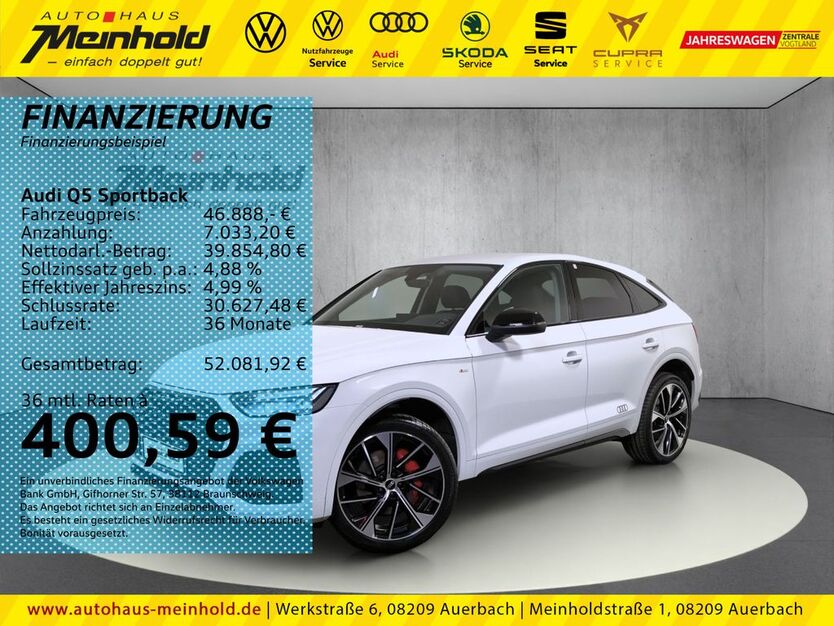 Audi Q5 52.200 km 46.888 € Auerbach/Rebesgrün 08209