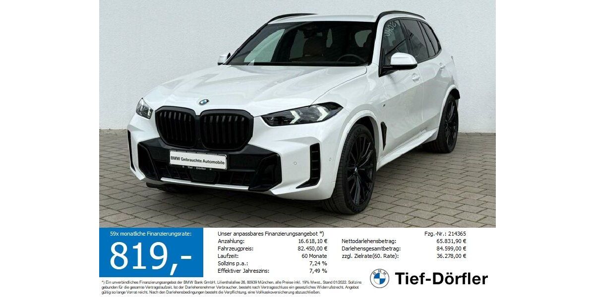 BMW X5 10.450 km 81.690 &euro; Marktsteft 97342