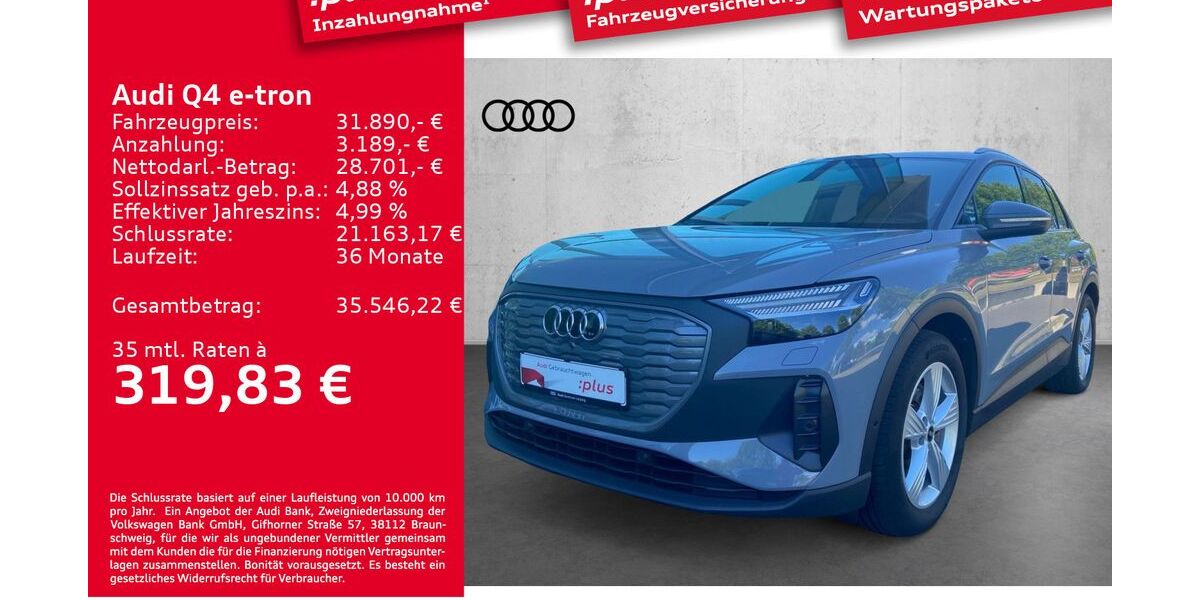 Audi Q4 e-tron 43.794 km 30.890 &euro; Leipzig 04129
