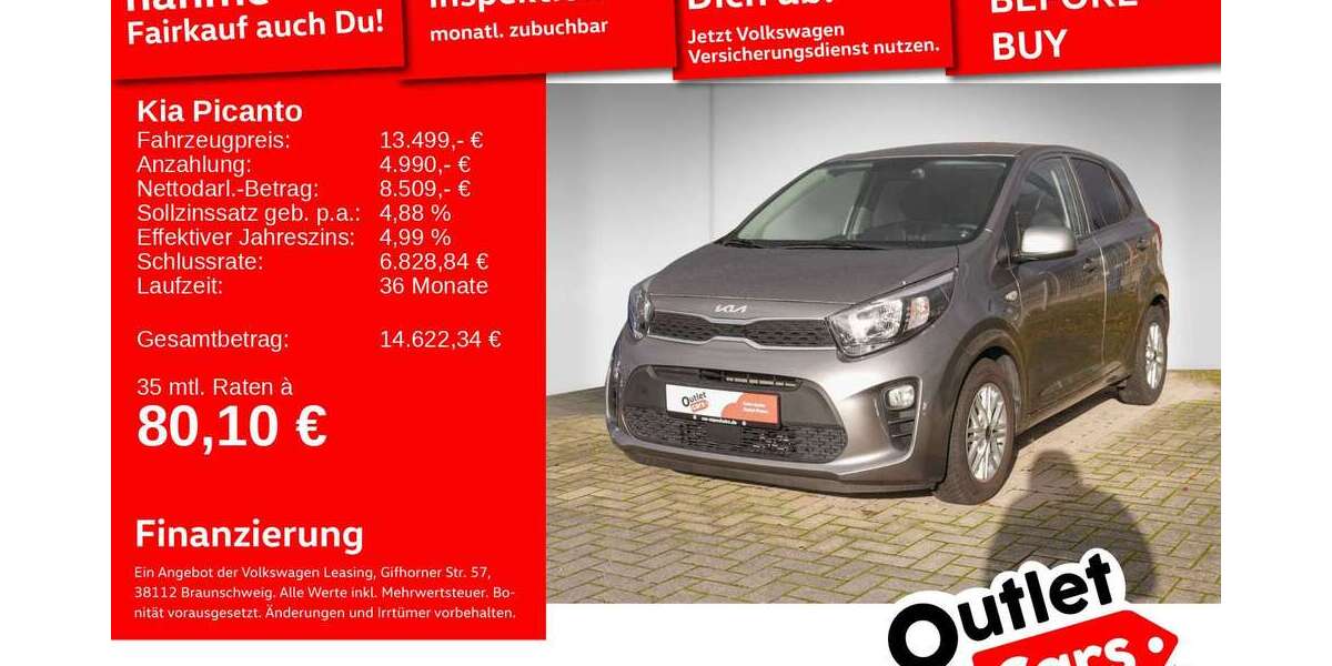 Kia Picanto 11.684 km 13.499 &euro; Mannheim 68309