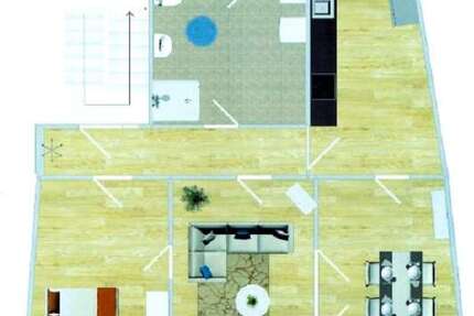 Wohnung Saarlouis - 3 Zimmer, 80 m&sup2;, 720&euro; | Angebot:26349378