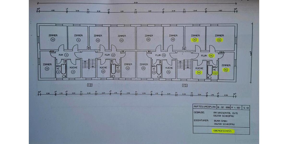 Etagenwohnung Schkopau - 3 Zimmer, 62 m&sup2;, 85.000&euro; | Angebot:26946799