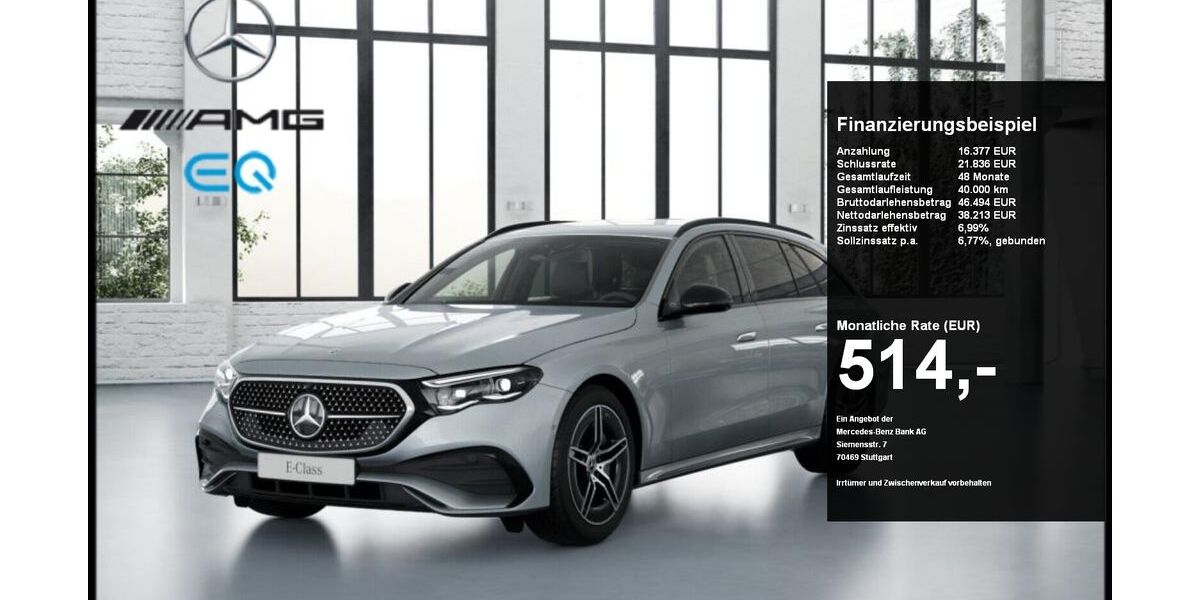 Mercedes-Benz E 220 15.262 km 54.590 &euro; Dortmund 44139