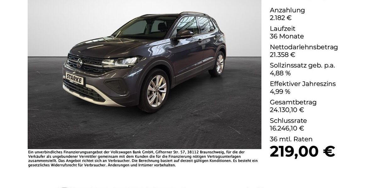 VW T-Cross 20.100 km 22.990 &euro; Osnabrück 49078