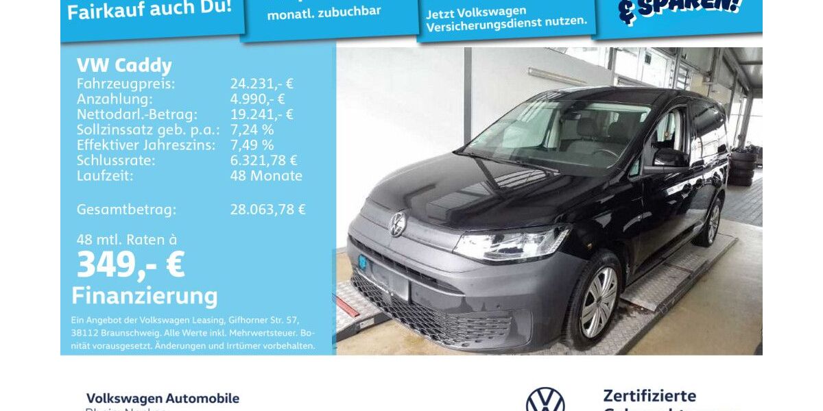VW Caddy 80.092 km 23.989 &euro; Mannheim 68309