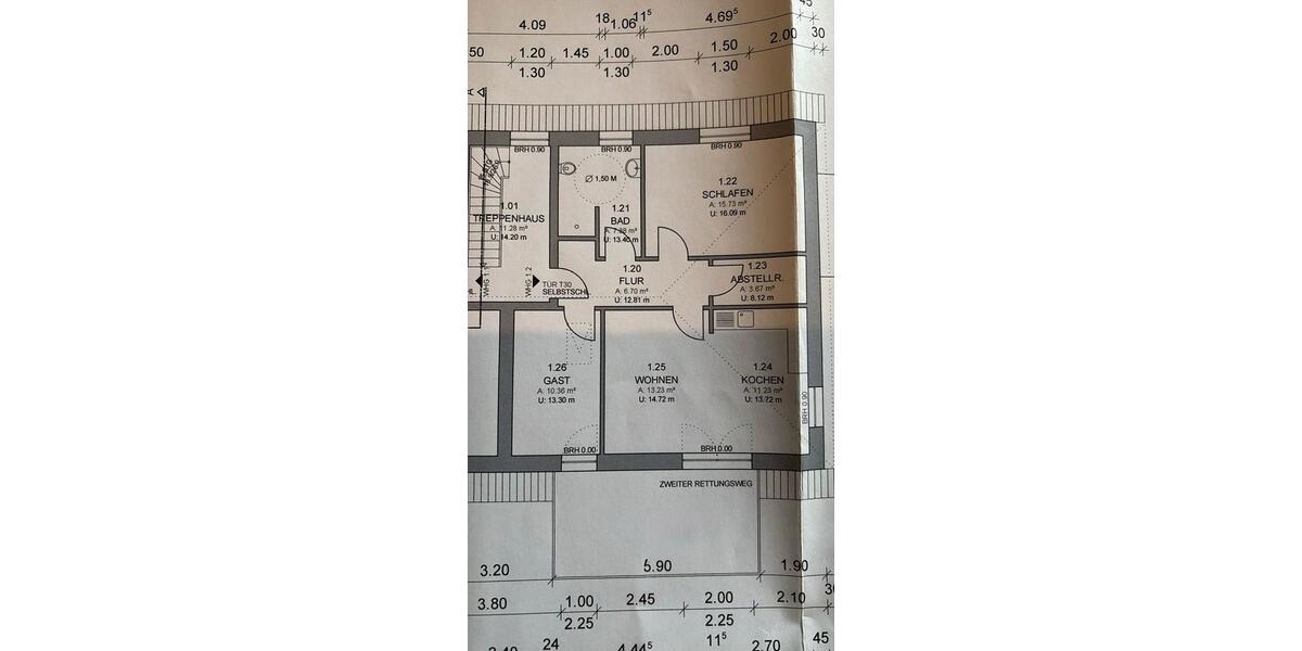 Etagenwohnung Bordelum - 3 Zimmer, 80 m&sup2;, 972&euro; | Angebot:26222580
