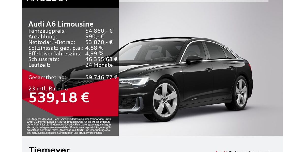 Audi A6 29.288 km 54.860 &euro; Bochum 44809