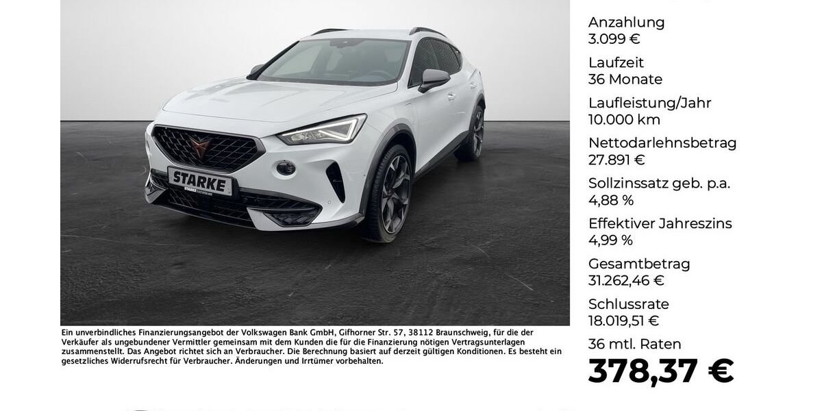 Cupra Formentor 18.000 km 29.490 &euro; Vechta 49377