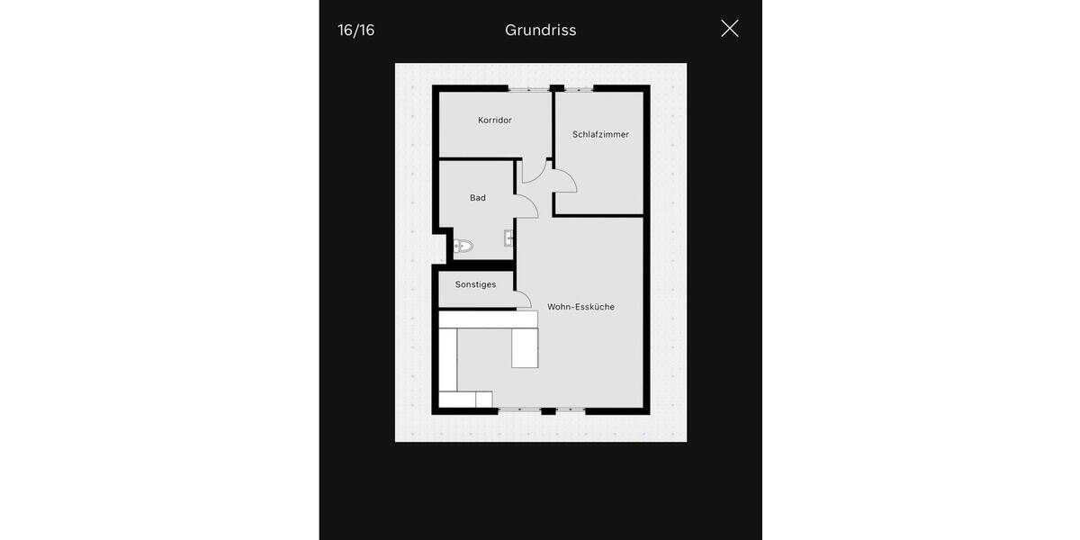 Dachgeschoßwohnung Grenzach-Wyhlen Wyhlen - 2.5 Zimmer, 65 m&sup2;, 1.074&euro; | Angebot:25421270