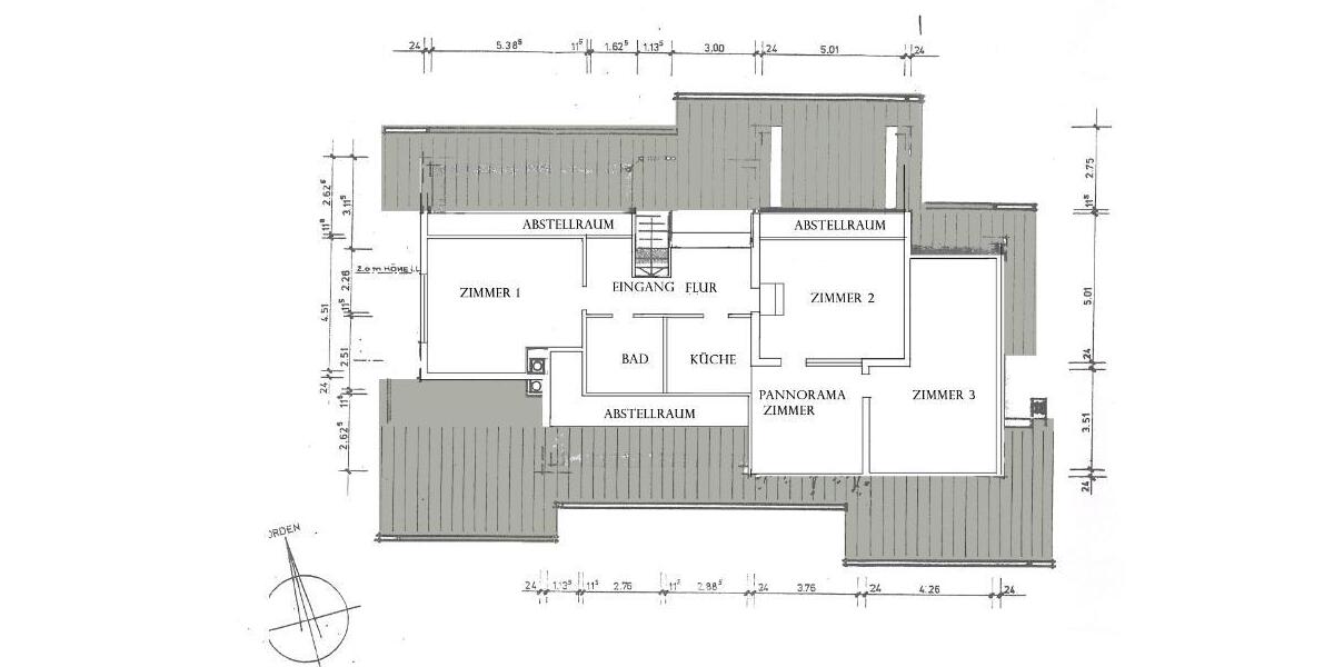 Dachgeschoßwohnung Überlingen - 3.5 Zimmer, 80 m&sup2;, 880&euro; | Angebot:26356533