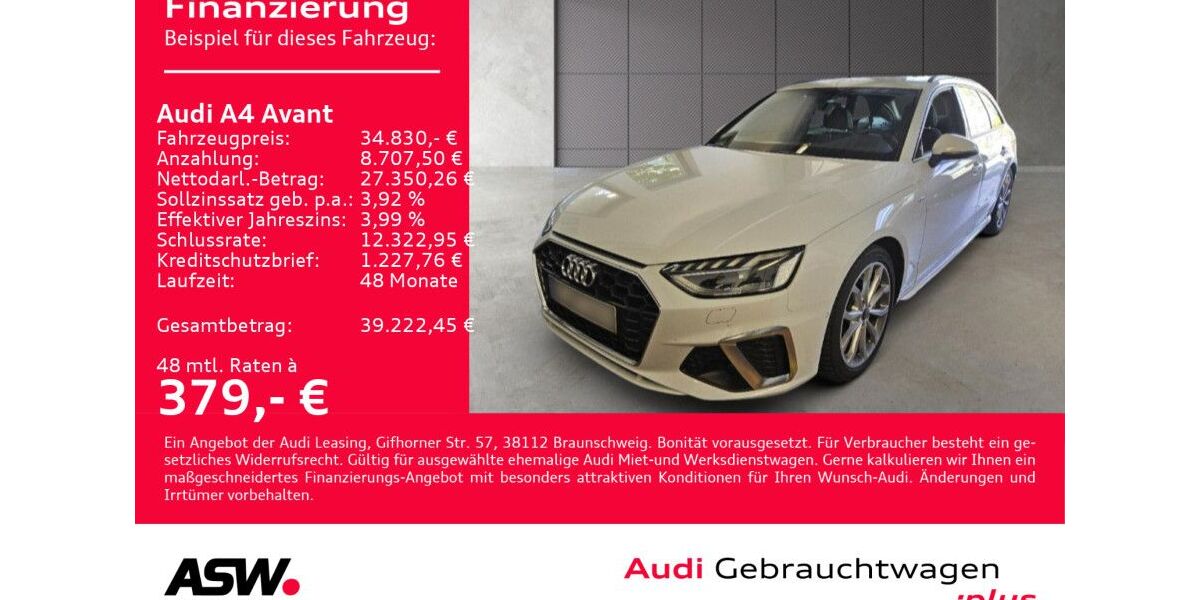 Audi A4 85.300 km 34.830 &euro; Heilbronn 74074
