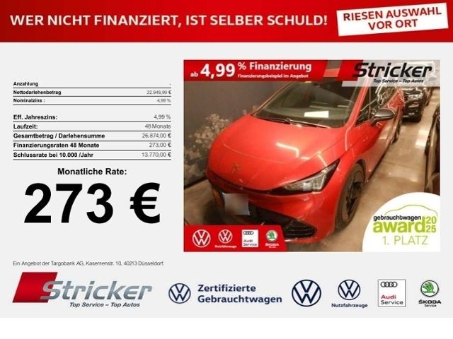 Cupra Born 27.578 km 22.949 € Detmold 32760