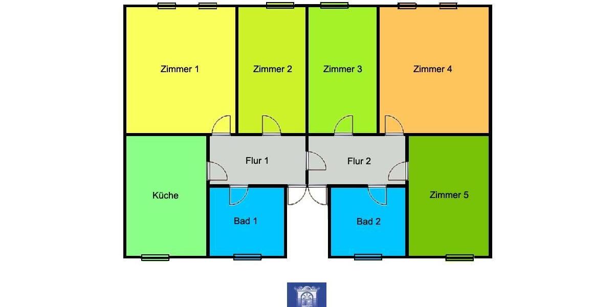 Etagenwohnung Waldheim - 5 Zimmer, 112 m&sup2;, 549&euro; | Angebot:26679945